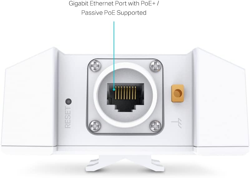 TP-Link EAP650-Outdoor | Omada True WiFi6 AX3000 Gigabit Outdoor Access Point | Mesh, Seamless Roaming, MU-MIMO | PoE+ Powered | IP67 | Multiple SDN Controller | Remote & App Control