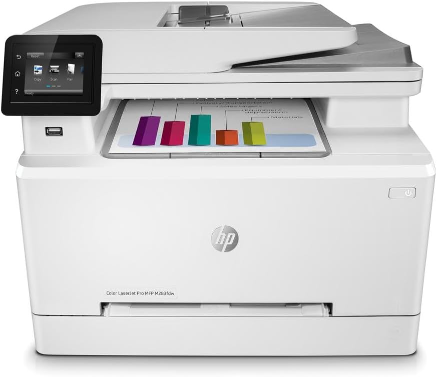 HP Color Laserjet Pro MFP 3301fdw Wireless All-in-One Color Laser Printer, Office Printer, Scanner, Copier, Fax, ADF, Duplex, Best-for-Office 499Q5F