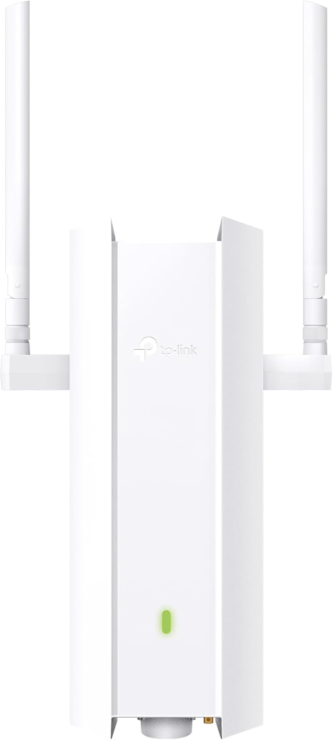 TP-Link Omada EAP625-Outdoor HD | AX1800 Wi-Fi 6 Wireless Gigabit Outdoor Access Point | High-Density | Mesh, Seamless Roaming & MU-MIMO| IP67 | SDN Integrated | Cloud Access & App| PoE Powered