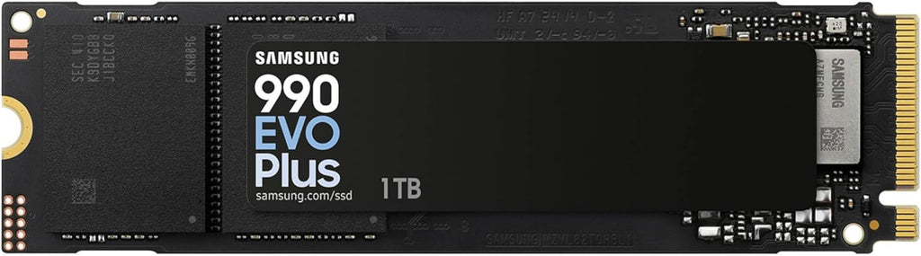 Samsung 990 EVO SSD 1TB, PCIe Gen 4x4, Gen 5x2 M.2 2280 NVMe Internal Solid State Drive, Speeds Up to 5,000MB/s, Upgrade Storage for PC Computer, Laptop, MZ-V9E1T0B/AM, Black