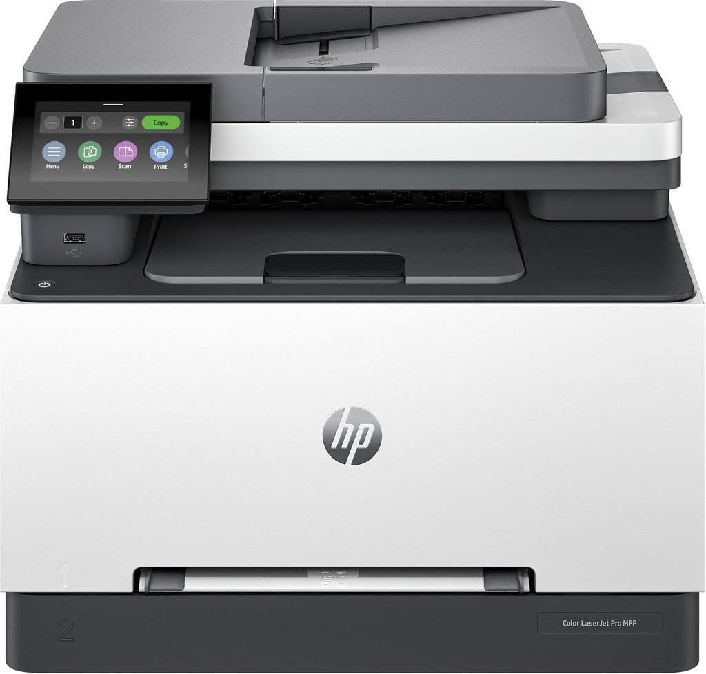 HP Color Laserjet Pro MFP 3301fdw Wireless All-in-One Color Laser Printer, Office Printer, Scanner, Copier, Fax, ADF, Duplex, Best-for-Office 499Q5F