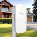 Outdoor WiFi Extender，WiFi Booster | AI Watchdog | Repeater&AP Mode｜IP65 Weatherproof | Up to 1200Mbps Dual Band WiFi Repeater | Covers Up to Least 3440 Sq. ft and 30 Devices