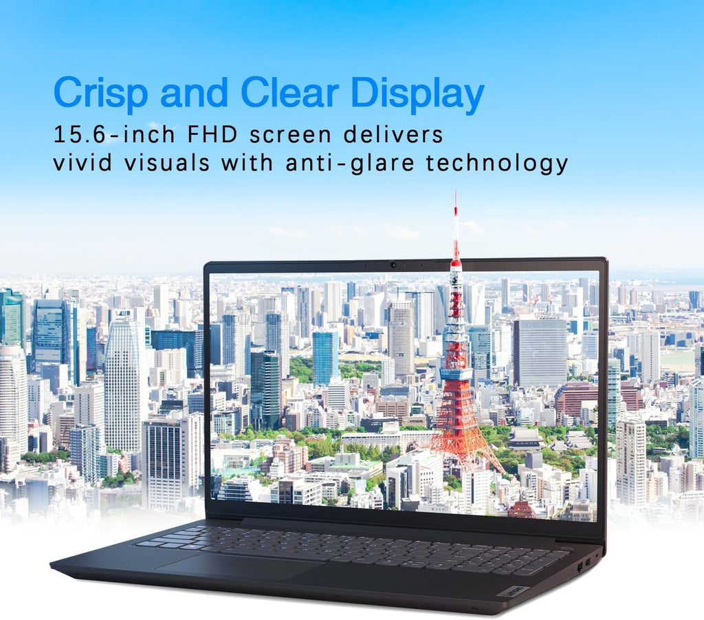Lenovo  V15 Business Laptop • Intel Celeron N5100 4-core Processor • 16GB RAM • 1TB SSD • 15.6 FHD 1920x1080 Display • Low-Blue Light • Ethernet RJ-45 • Long Battery Life • Win 11 Pro