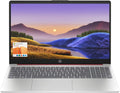 HP 15.6 Portable Laptop Include 1 Year Microsoft 365, HD Display, Intel Quad-Core N200 Processor, 16GB RAM, 128GB Storage, Wi-Fi 5, Webcam, HDMI, Numeric Keypad, Windows 11 Home, Red