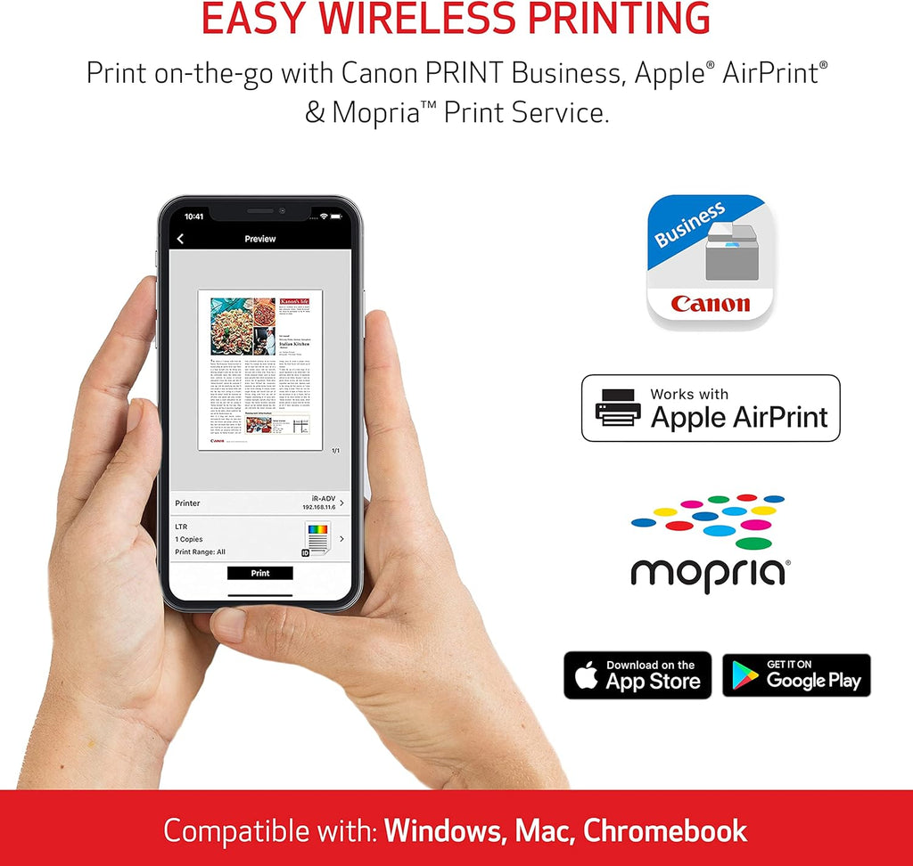 Canon Color imageCLASS MF656Cdw - Wireless Duplex Laser Printer, All-in-One with Copier, Scanner, Fax, Auto Document Feeder, Mobile Ready, 3 Year Limited Warranty, 22 PPM, White