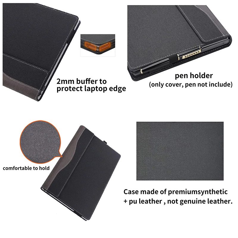Case for Lenovo ThinkPad E15 Gen 2/3/4 Laptop Sleeve 15 Detachable  15.6 Inch Notebook Cover Bag Protective Skin Shell