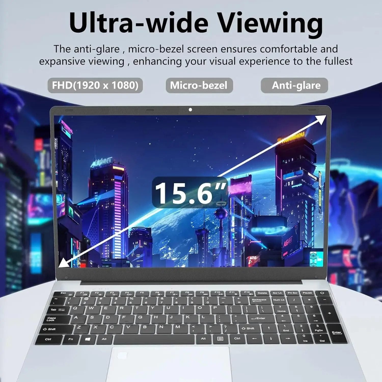 15.6 inch Portable i7 Laptop Fingerprint Unlock Notebook 16GB 1TB Windows 11 Gaming Laptops Computer Intel i7-8500Y Notebook PC